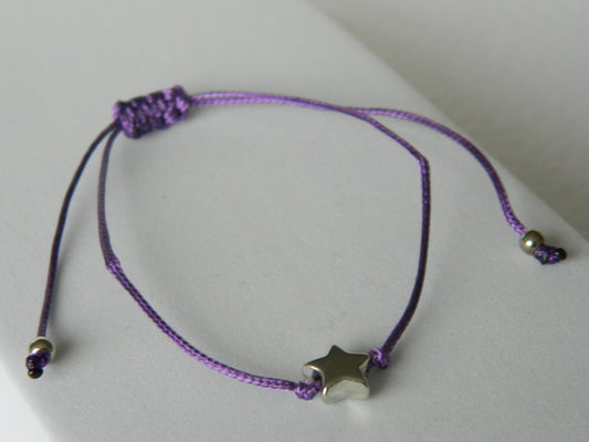 Star Wish Bracelet-Purple.