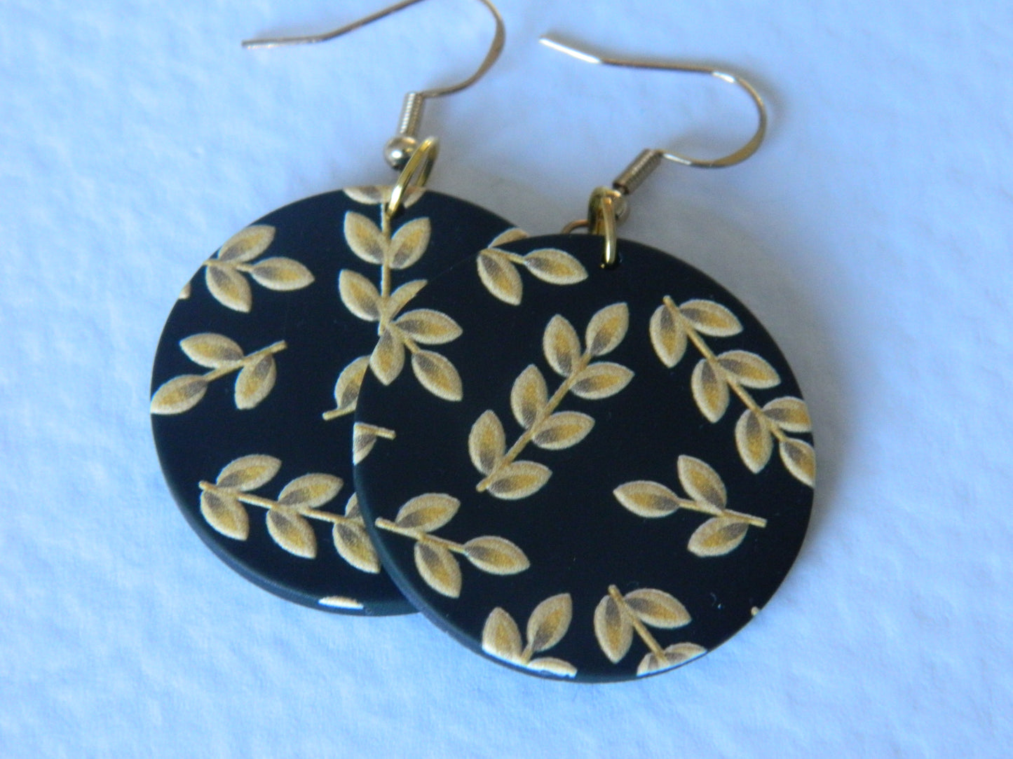 Gina- Golden Leaves Dangles.