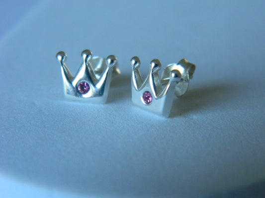 Princess Crown Studs.