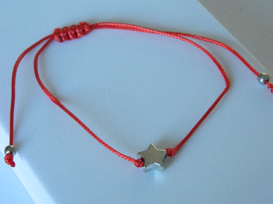 Star Wish Bracelet-Red.