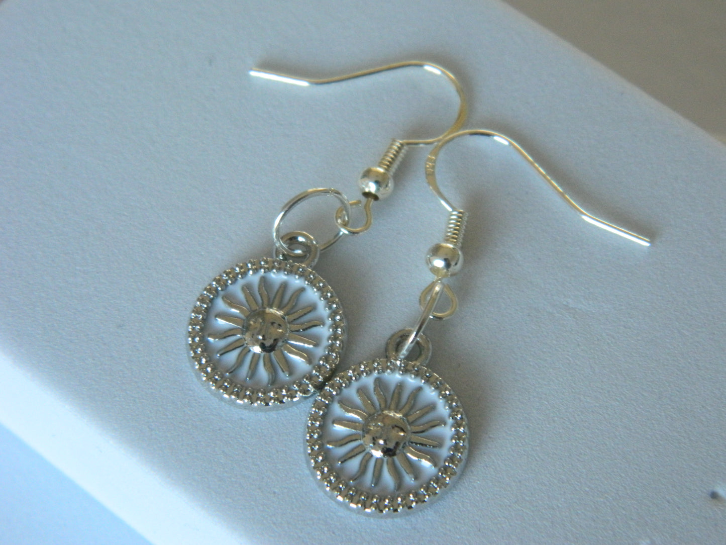 Sienna-Sun Dangles-Silver.