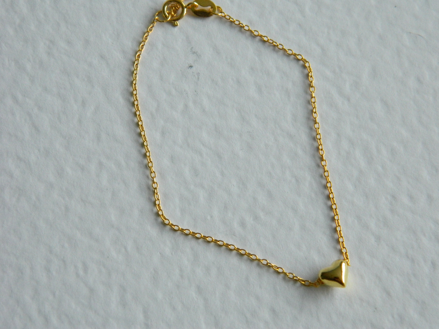 Harriet Heart Bracelet-Gold.