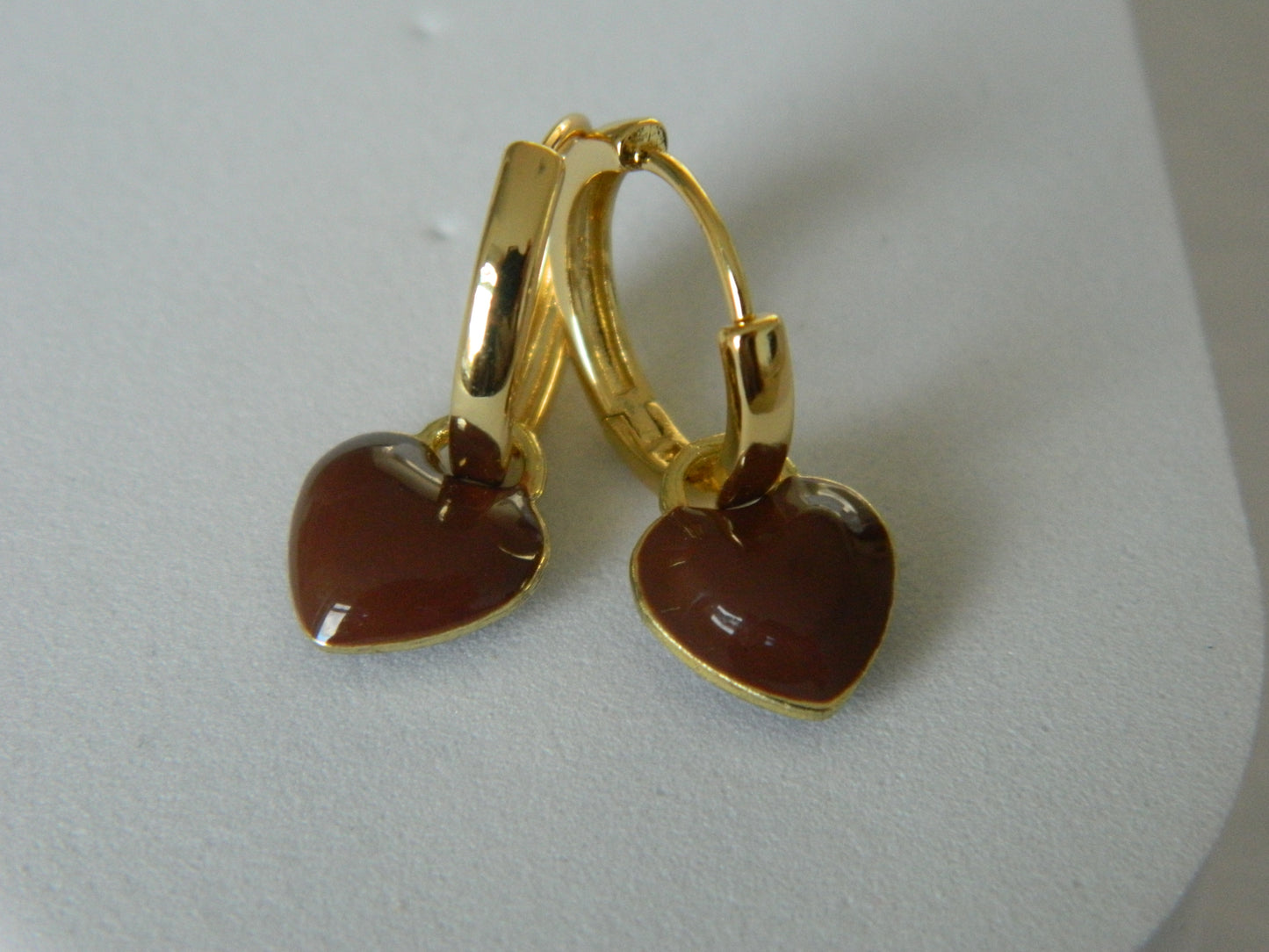 Mocha Heart Hoops.