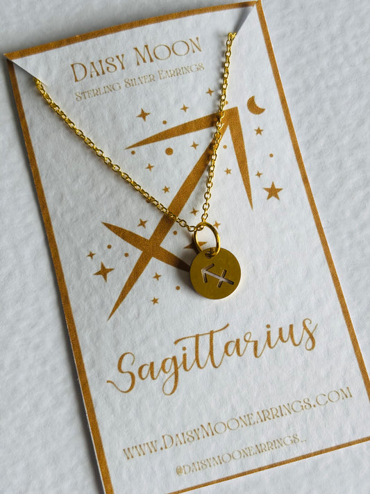 Sagittarius Star Sign Necklace.