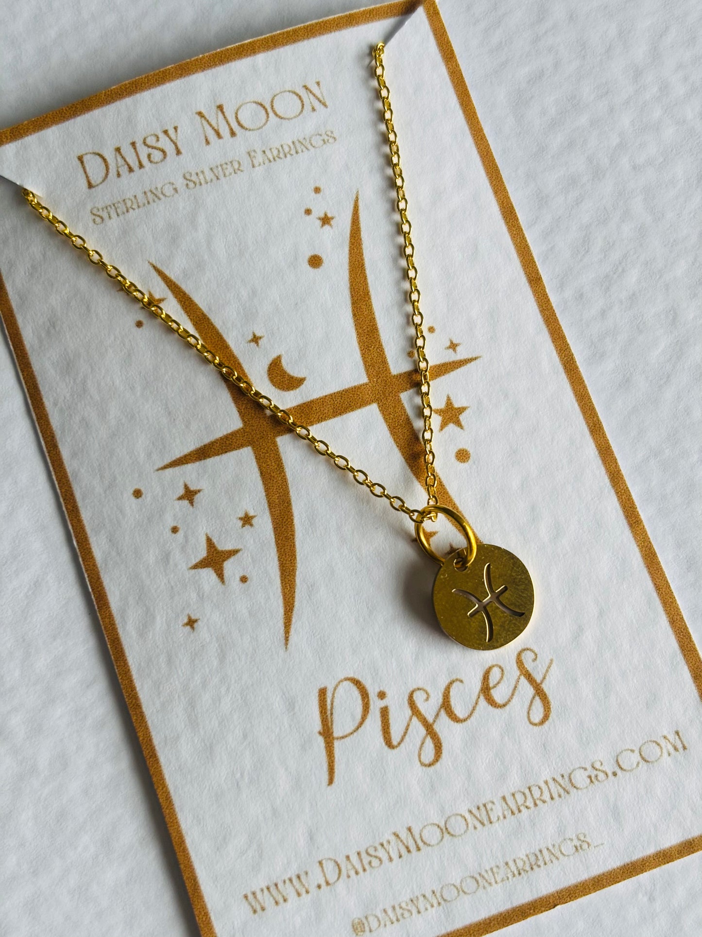 Pisces Star Sign Necklace.