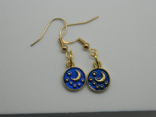 Mila-Mini Moon Enamel Dangles.