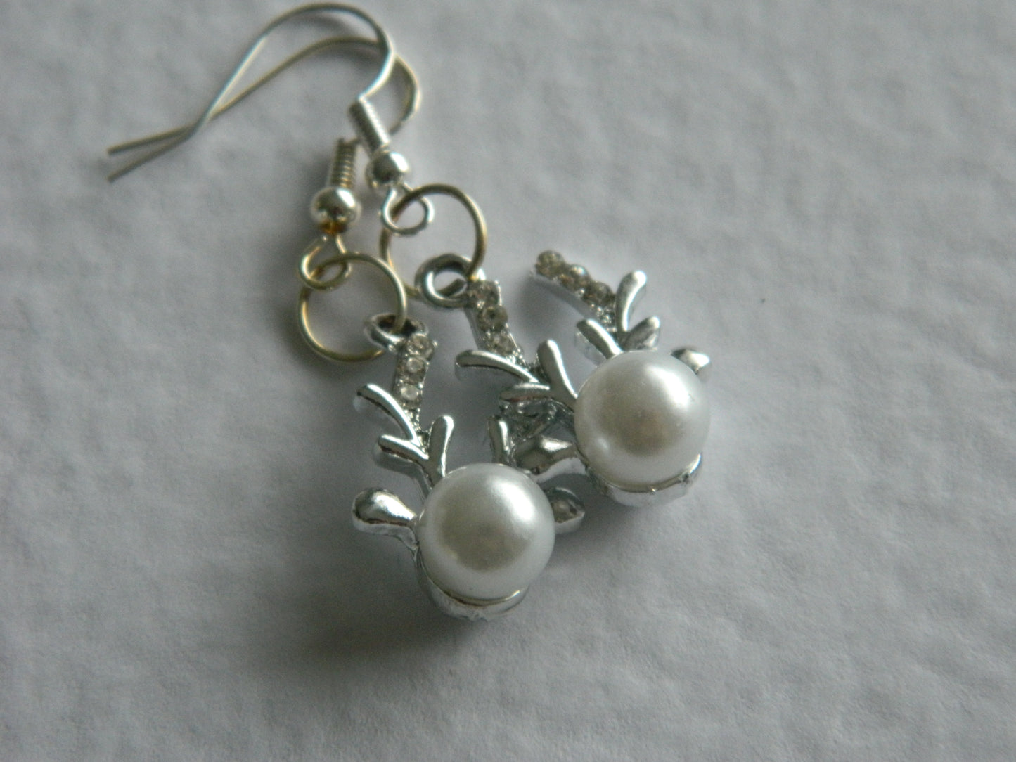 Reindeer Dangles-Silver.