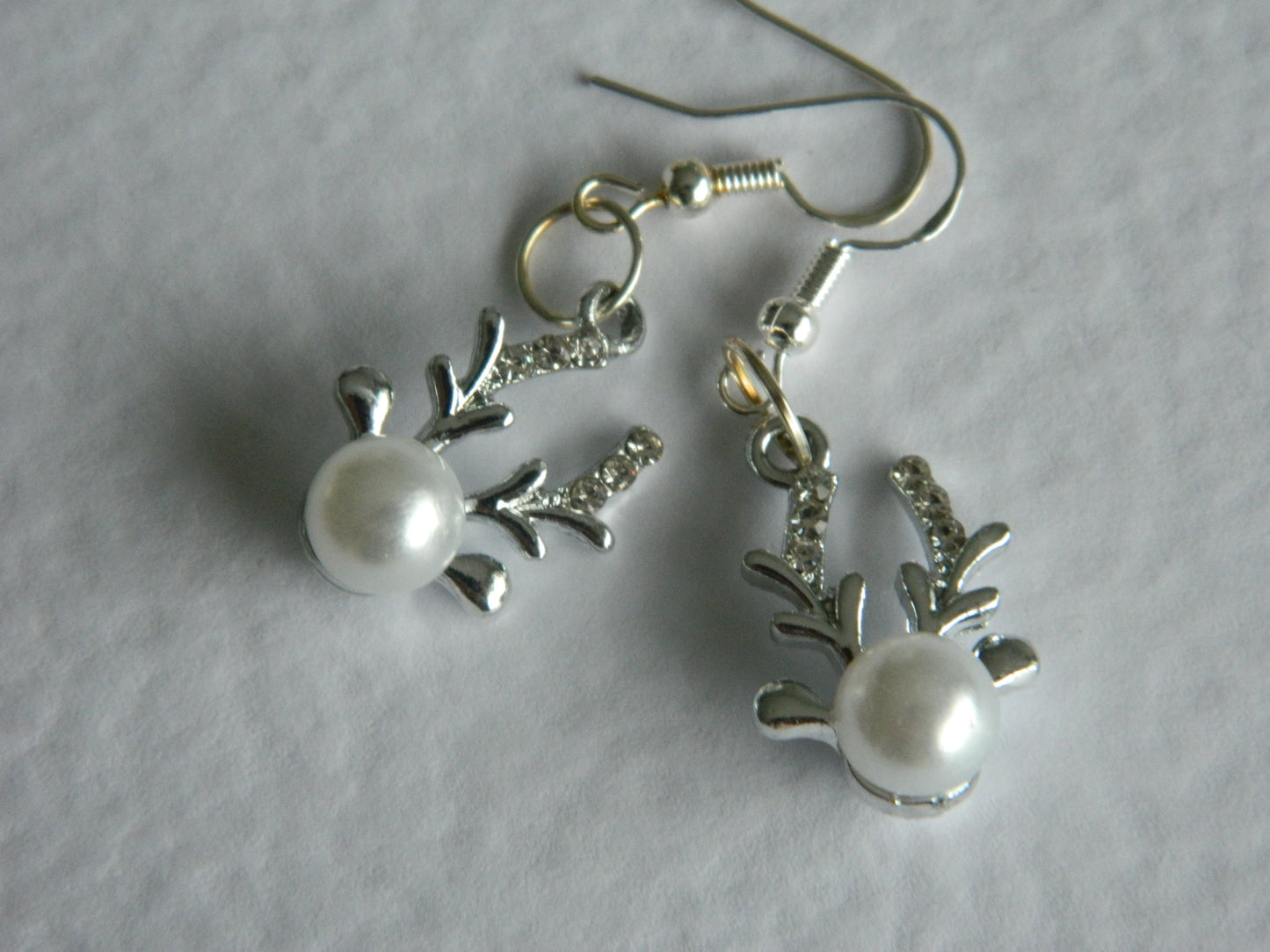 Reindeer Dangles-Silver.