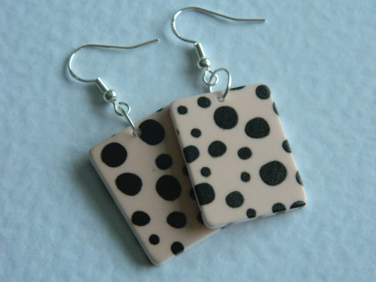 Dina-Pink Dalmatian Dangles.